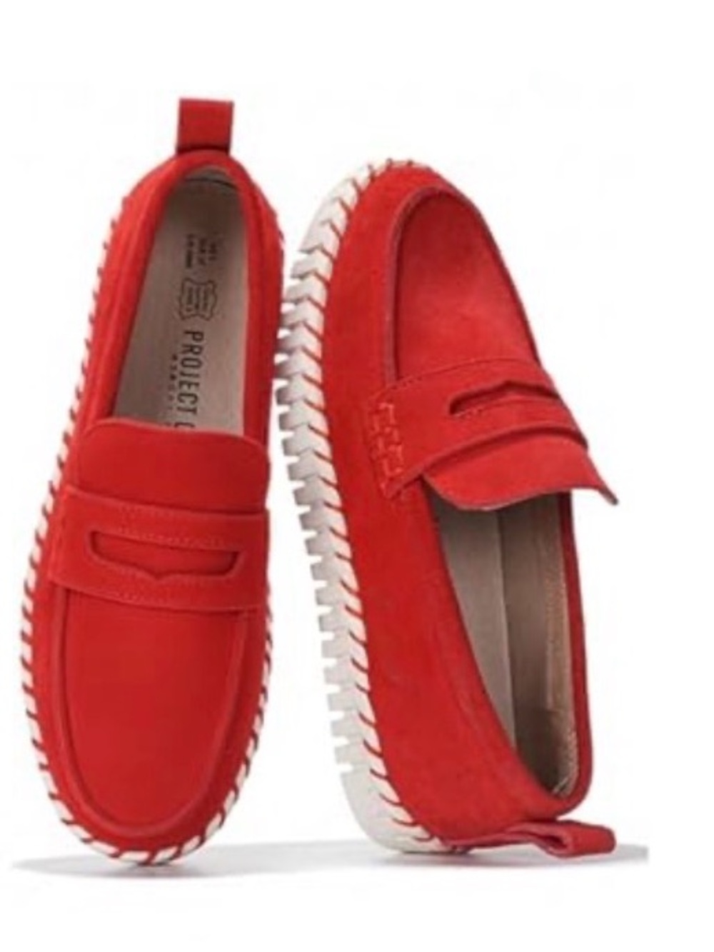 Project Cloud Red Loafers Size 6.5 NWT